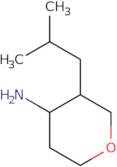 3-(2-Methylpropyl)oxan-4-amine