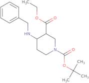 rac-1-tert-Butyl 3-ethyl (3R,4S)-4-(benzylamino)piperidine-1,3-dicarboxylate