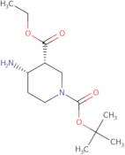 rac-(3R,4S)-1-tert-Butyl 3-ethyl 4-aminopiperidine-1,3-dicarboxylate