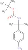 tert-butyl N-[2-(4-aminophenyl)propan-2-yl]carbamate