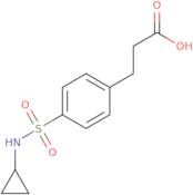 3-[4-(Cyclopropylsulfamoyl)phenyl]propanoic acid