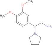 2-(3,4-Dimethoxy-phenyl)-2-pyrrolidin-1-yl-ethylamine