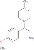 2-(4-Methoxy-phenyl)-2-(4-methyl-piperidin-1-yl)-ethylamine