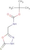 tert-Butyl N-[(5-sulfanyl-1,3,4-oxadiazol-2-yl)methyl]carbamate