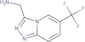 [6-(Trifluoromethyl)-[1,2,4]triazolo[4,3-a]pyridin-3-yl]methanamine