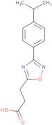 3-{3-[4-(Propan-2-yl)phenyl]-1,2,4-oxadiazol-5-yl}propanoic acid