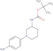 [1-(4-Amino-phenyl)-piperidin-3-yl]-carbamic acid tert-butyl ester