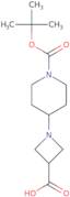 1-(1-(tert-Butoxycarbonyl)piperidin-4-yl)azetidine-3-carboxylic acid