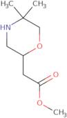 Methyl 2-(5,5-dimethylmorpholin-2-yl)acetate