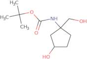 tert-Butyl (3-hydroxy-1-(hydroxymethyl)cyclopentyl)carbamate