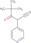4,4-Dimethyl-3-oxo-2-(pyridin-4-yl)pentanenitrile