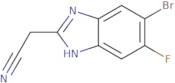 5-Bromo-2-(cyanomethyl)-6-fluorobenzimidazole