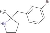 2-[(3-Bromophenyl)methyl]-2-methylpyrrolidine