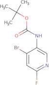 tert-Butyl (4-bromo-6-fluoropyridin-3-yl)carbamate