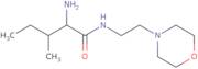 2-Amino-3-methyl-N-[2-(morpholin-4-yl)ethyl]pentanamide