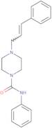 N-Phenyl(4-(3-phenylprop-2-enyl)piperazinyl)formamide