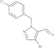 4-Bromo-1-(4-chlorobenzyl)-1H-pyrazole-5-carboxaldehyde