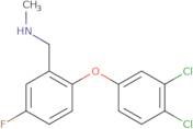 {[2-(3,4-Dichlorophenoxy)-5-fluorophenyl]methyl}(methyl)amine