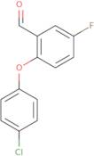 2-(4-Chlorophenoxy)-5-fluorobenzaldehyde