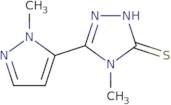 4-Methyl-5-(1-methyl-1H-pyrazol-5-yl)-4H-1,2,4-triazole-3-thiol