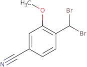 4-(Dibromomethyl)-3-methoxybenzonitrile