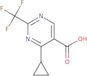 4-Cyclopropyl-2-(trifluoromethyl)-pyrimidine-5-carboxylic acid