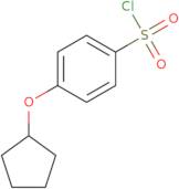 4-(Cyclopentyloxy)benzene-1-sulfonyl chloride