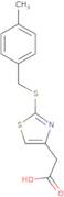 {2-[(4-Methylbenzyl)thio]-1,3-thiazol-4-yl}acetic acid