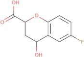 6-Fluoro-4-hydroxy-3,4-dihydro-2H-1-benzopyran-2-carboxylic acid