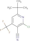 6-tert-Butyl-2-chloro-4-(trifluoromethyl)nicotinonitrile