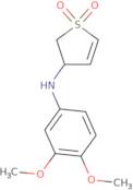 3-[(3,4-Dimethoxyphenyl)amino]-2,3-dihydro-1Î»â¶-thiophene-1,1-dione