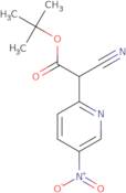 tert-Butyl cyano(5-nitropyridin-2-yl)acetate