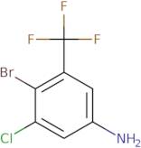 4-bromo-3-chloro-5-(trifluoromethyl)aniline