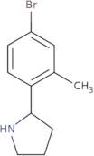 2-(4-Bromo-2-methylphenyl)pyrrolidine