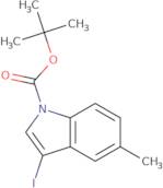 3-Iodo-5-methyl-1H-indole, N-BOC protected