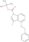 tert-Butyl 4-(benzyloxy)-3-iodo-1H-indole-1-carboxylate