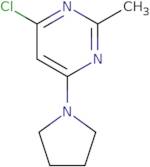 4-Chloro-2-methyl-6-pyrrolidin-1-yl-pyrimidine