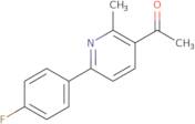 1-(6-(4-Fluorophenyl)-2-methylpyridin-3-yl)ethanone