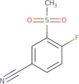 4-Fluoro-3-(methylsulphonyl)benzonitrile