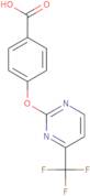 4-{[4-(Trifluoromethyl)pyrimidin-2-yl]oxy}benzoic acid