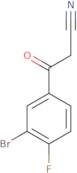 3-(3-Bromo-4-fluorophenyl)-3-oxopropanenitrile