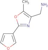 1-[2-(Furan-3-yl)-5-methyl-1,3-oxazol-4-yl]methanamine