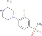 1-[2-Fluoro-4-(methylsulfonyl)phenyl]-3-methylpiperazine