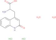 2-amino-3-(2-oxo-1,2-dihydroquinolin-4-yl)propanoic acid dihydrochloride dihydrate