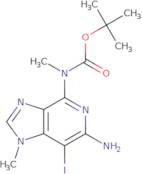 tert-Butyl (6-amino-7-iodo-1-methyl-1H-imidazo[4,5-c]pyridin-4-yl)(methyl)carbamate