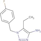 5-Ethyl-1-[(4-fluorophenyl)methyl]-1H-1,2,3-triazol-4-amine