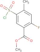 Methyl 5-(chlorosulfonyl)-2-fluoro-4-methylbenzoate