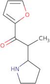 1-(Furan-2-yl)-2-(pyrrolidin-2-yl)propan-1-one