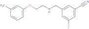 3-Fluoro-5-({[2-(3-methylphenoxy)ethyl]amino}methyl)benzonitrile