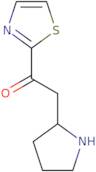 2-(Pyrrolidin-2-yl)-1-(1,3-thiazol-2-yl)ethan-1-one